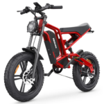 Hidoes B6 1200W Electric Bike for Adults, 20"x4" Fat Tire Cruiser eBike | 50 Miles Long Range, 31 MPH Fast Speed, Max Load 150kg|